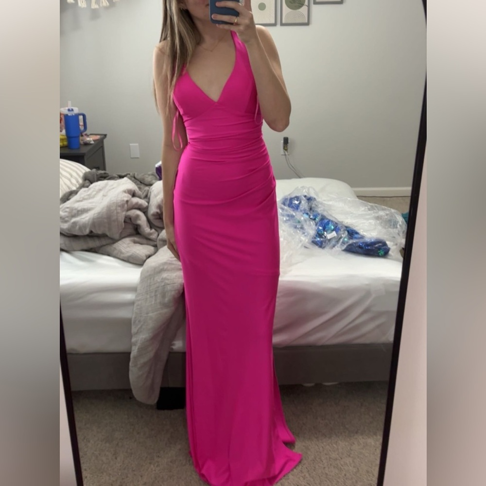 Windsor Hot Pink Prom Dress